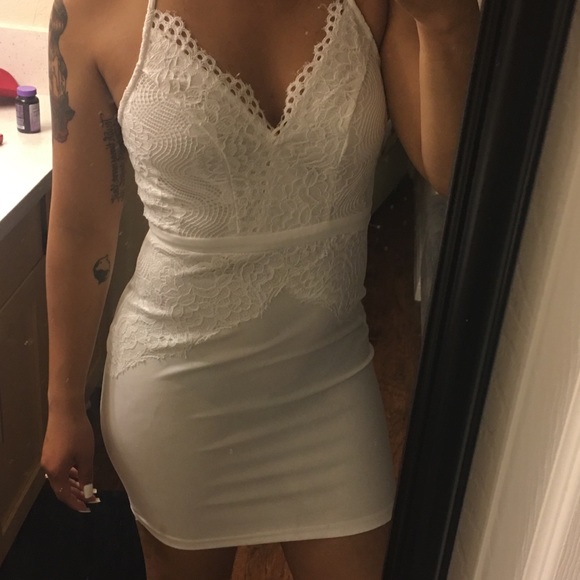 White Spaghetti strap dress - Picture 1 of 2